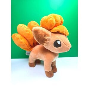 Pokemon Vulpix Plush 8" Stuffed Animal Toy 2024 Jazwares Authentic Gen 1